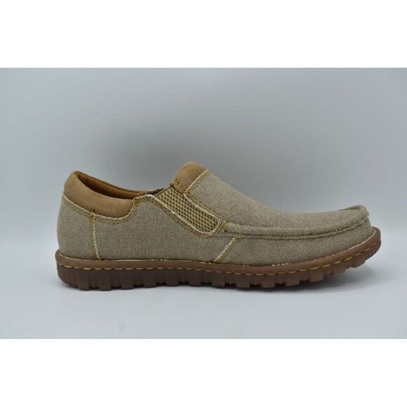 Born Mens Size 8 Gudmund Natural Canvas Slip On Loafers Shoes main image 6
